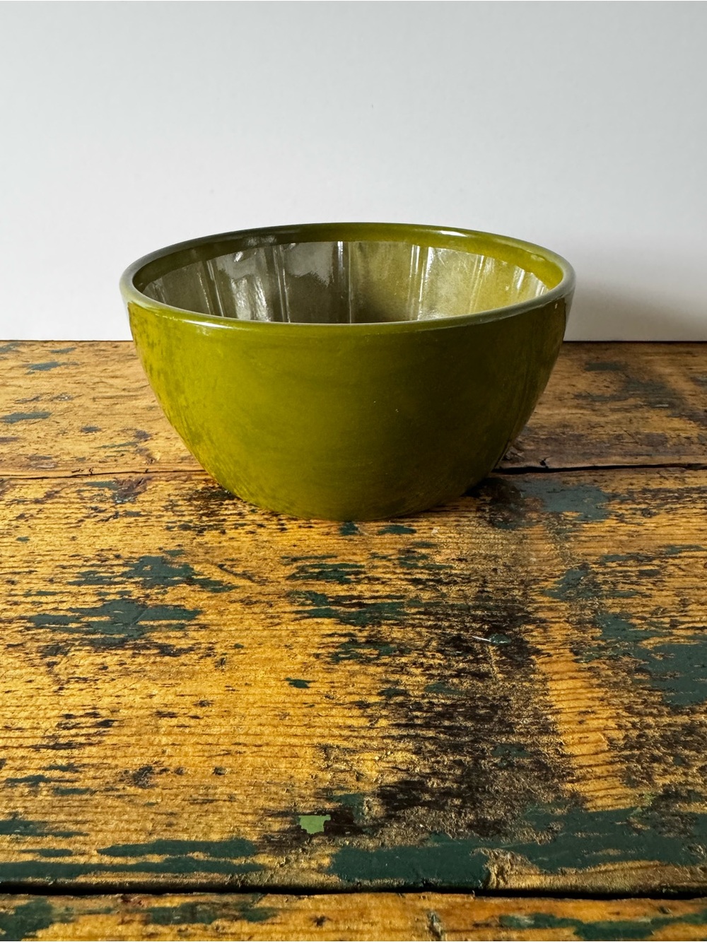 Olive Green Ceramic Planter